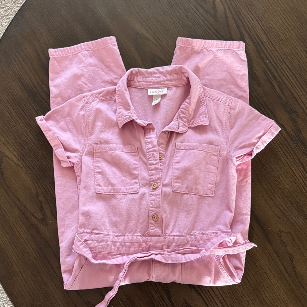 Cat & Jack Pink Button Down Kids Shirt